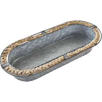 Vánoční dekorace Dekorace na stůl DKD Home Decor Šedá Kaštanová Železo Vlákna (51 x 26 x 7 cm)