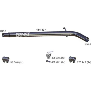 Výfuková trubka Výfuková trubka ERNST 114431
