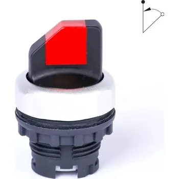 tlačítko Noark 105514 Ex9P1 SS r Hlavice přepínače dvoupolohová, bez aretace, červená (Noark 105514 Ex9P1 SS r)