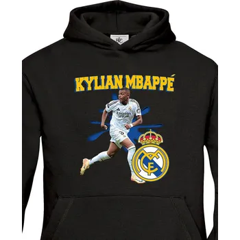 Chlapecká mikina Dětská mikina Mbappé - Real Madrid, Barva Černá, Velikost 110-116, Canvas Dětská mikina Bezvatriko.cz 2757