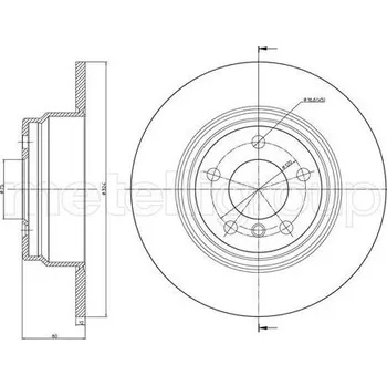 Brzdový kotouč Brzdový kotouč CIFAM 800-782C