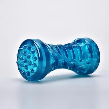 Hračka pro psa Hračka pro psy z gumy | psí kost na péči o zuby - modrá-malá