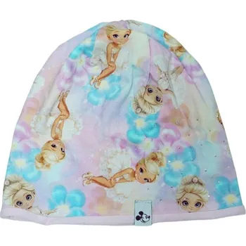 Čepice Dívčí podzimní/jarní čepice růžová víly KEV 2024-126