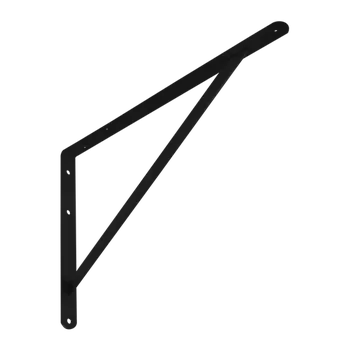 Nábytkové kování WSWP 500 C vystužená ocelová konzole 500x330 černá (10 ks)