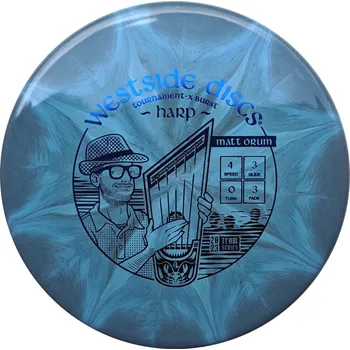 Westside Harp Tournament X Burst Matt Orum Tour Series 2023 (discgolf) (Speed 4, Glide 3, Turn 0, Fade 3)