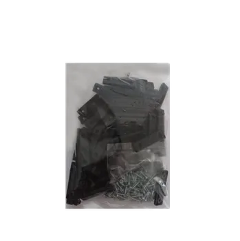 Nábytkové kování Balíček: kluzák k našroubování 238 černý 100ks + vrut 3x16mm 200ks