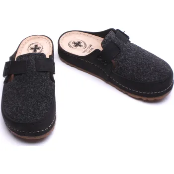 Dámské pantofle MEDILINE PANTOFLE S182.006 BLACK VELIKOST 44 Rozměr: 44