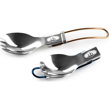Kempingové nádobí GSI Outdoors Glacier Folding Spork Barva: Blue