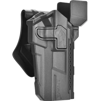 Airsoft Amomax Opaskové polymerové pouzdro pro Hi-Capa s kolimátorem - černé