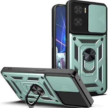 Pouzdro na mobilní telefon Kryt Motorola Moto E22 / E22i Techsuit CamShield Pro green