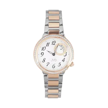 Hodinky JVD Dámské kulaté náramkové elegantní šperkové hodinky JVD JG1039.2 ( )