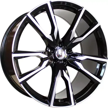 Disk Alu kola Racing Line FE221, 22x9.5 5x112 ET32, černá + leštění (zátěžová) vhodné pro BMW X7 (od 2018)