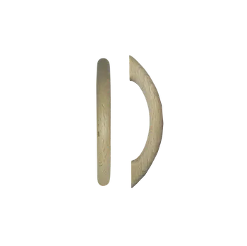 Nábytkové kování Buková dřevěná úchytka s roztečí 96 mm