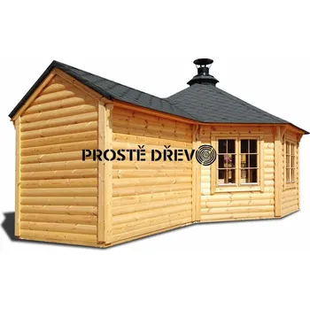 Zahradní stavba Nordic wood Zahradní grilovací domek Nanna 9,2 Plus