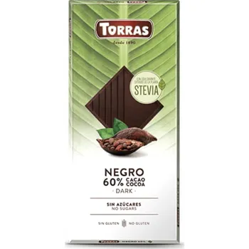 Čokoláda Torras Hořká čokoláda se stévií 100g