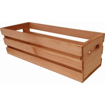 Truhlík Dřevěný obal na truhlíky, borovice, 40 x 16 x 12,5 cm (b)