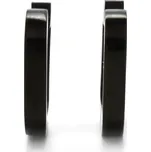 Ocelové náušnice Jordan - Černá