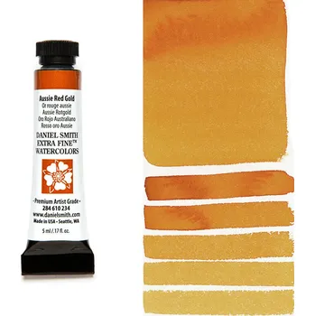 Vodová barva Akvarelová barva Daniel Smith Extra Fine, 5ml - oranžová Barva: 234 - Aussie Red Gold