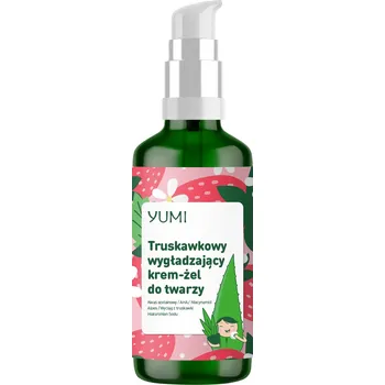 Pleťový krém Yumi jahodový vyhlazující krém-gel na obličej, 50 ml