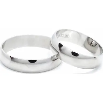 Prsten Stříbrný prsten snubní 4 mm Monet - 49