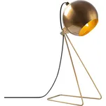 Stolní lampa v měděné barvě s kovovým stínidlem (výška 45 cm) Oala – Opviq lights ID_1644200