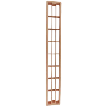 Větrací mřížka plastová, 445x55mm - sv.buk30