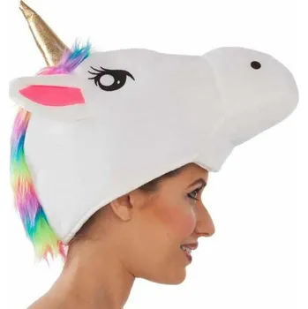 Karnevalová paruka Čepice ke kostýmu Jednorožec My Other Me (59 cm) (Velikost: Pro dospělé)