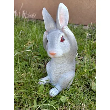 Zahradní dekorace Prodex Import Zajíc šedý zahradní dekorace