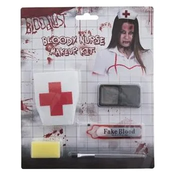 Karnevalový doplněk Make-up set hororová sestra 5dílný