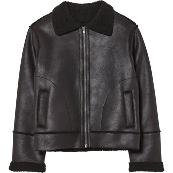 Chlapecké oblečení pepperts!® Chlapecká bunda "Biker" (122, černá)