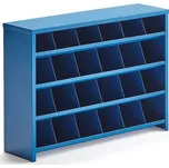Skříňka na součástky, 40 zásuvek, 560x800x220 mm, modrá