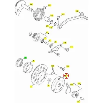 Motodíl Yamaha Volnoběžka Cygnus od 04 5TYE55700100