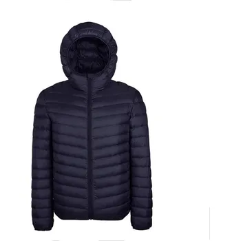 Pánská prošívaná bunda s podšívkou z kachního peří Barva: Tmavě Modrá, Velikost: 4XL