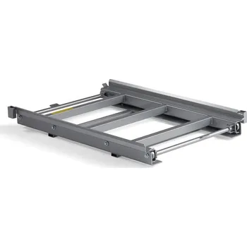 Dílenský regál Výsuvný paletový rám, oboustranný, nosníkový, nosnost 600 kg