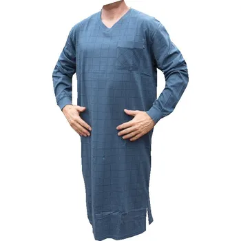 Pánská noční košile xcena Bavlněná noční košile pánská s kapsičkou Velikost: XXL