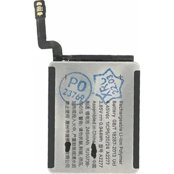 Baterie pro mobilní telefon Apple (OEM) Baterie pro Apple Watch 6, 40 mm, originální (OEM), 265 mAh