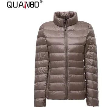 Dámská bunda Dámská teplá bunda na zip Barva: Khaki, Velikost: L