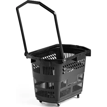 Nákupní košík, 55 litrů, černý