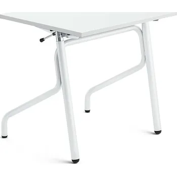 Psací stůl Školní lavice ADJUST, výškově nastavitelná, 700x600 mm, HPL deska, bílá, bílá