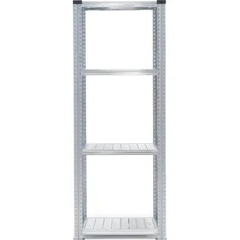 Dílenský regál Skladový regál TRANSFORM, 4 police, 1972x600x800 mm