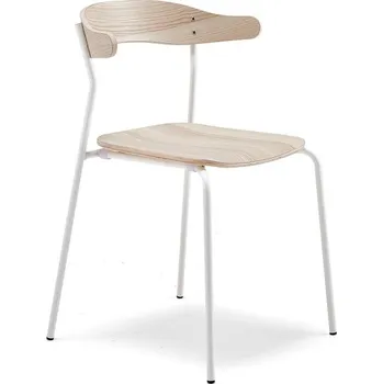 Jídelní židle Židle VIGGO, bílá, jasan