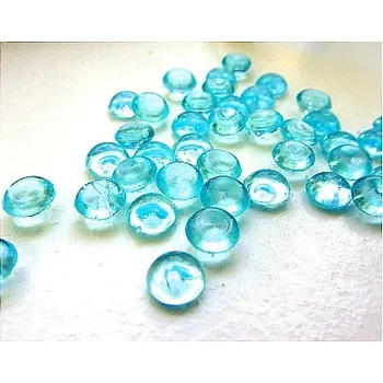 Svatební dekorace Dekorační kapky rosy 120 g- tyrkysové