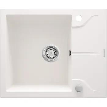 Granitový dřez Deante Andante granitový dřez 59x49 cm bílá ZQN_A11A