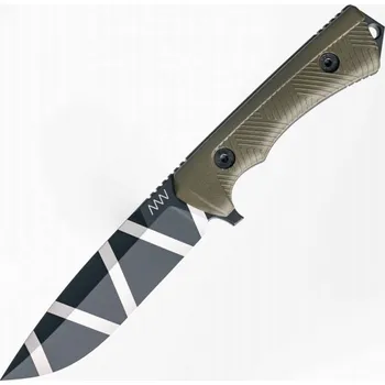 lovecký nůž Acta non verba knives ACTA NON VERBA P250 - Black Camo, Olive GRNPU, Kydex