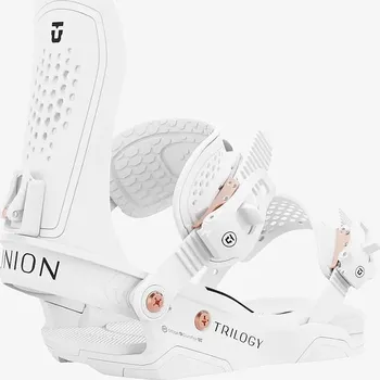 Vázání na snowboard vázání Union Trilogy - White S