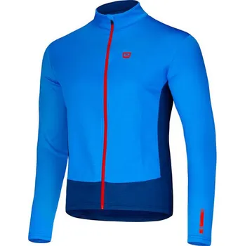 Cyklistická bunda Pánská bunda/mikina ETAPE CORE 2.0 modrá/červená