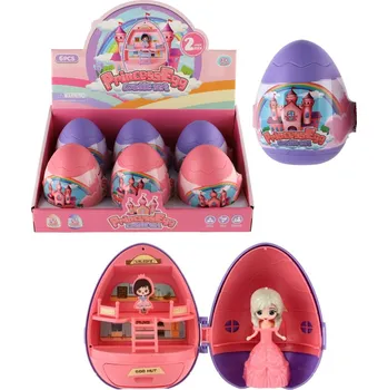 Figurka Teddies princezna ve vajíčku plast 11cm s doplňky 797553,45