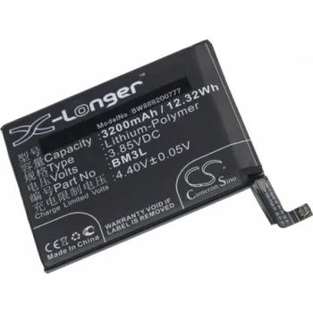 Baterie pro mobilní telefon MPS Baterie pro Xiaomi Mi 9, BM3L, 3200 mAh