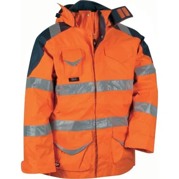 pracovní bunda Reflexní zimní pracovní parka COFRA PROTECTION Barva: Reflexní oranžová, Velikost: 44