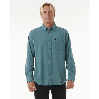 Pánská košile Košile Rip Curl CLASSIC SURF WASHED L/S SHIRT Bluestone velikost S